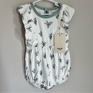 Kyte Baby Bubble Romper Eucalyptus NWT!
